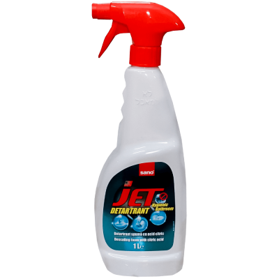 Detartrant spumă cu acid citric Sano Jet Trigger, 1 litru